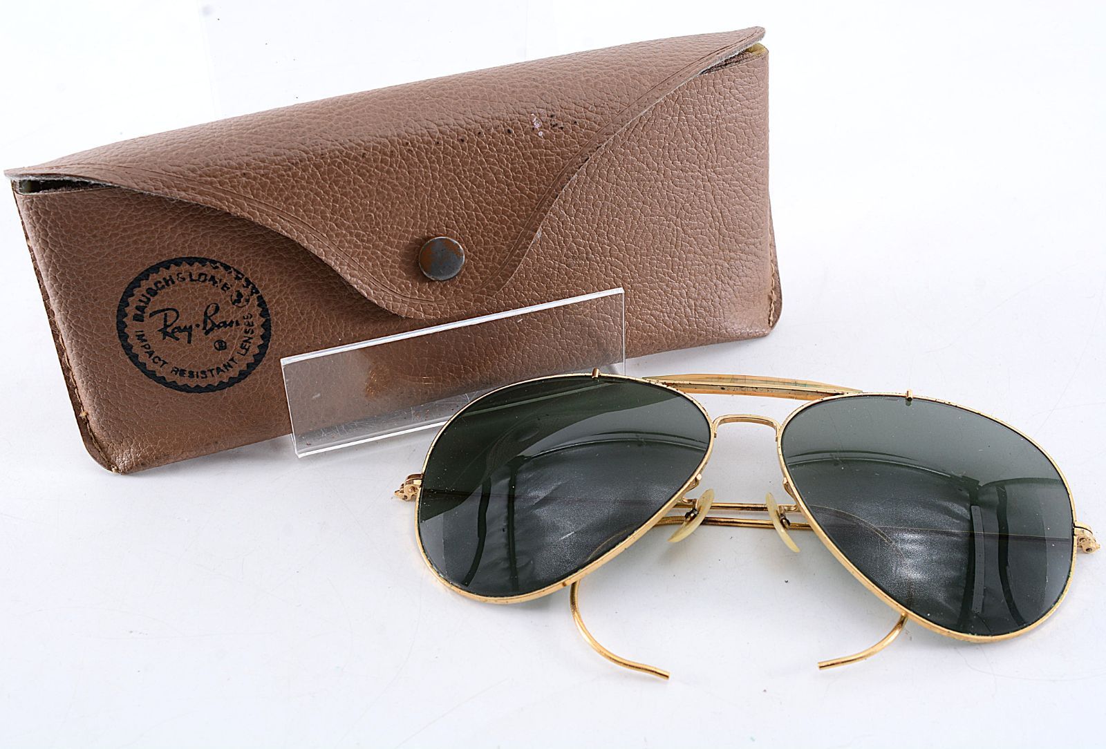 USA製】Ray-Ban Bu0026L L2846 6214 アビエーター BL砂打ち刻印