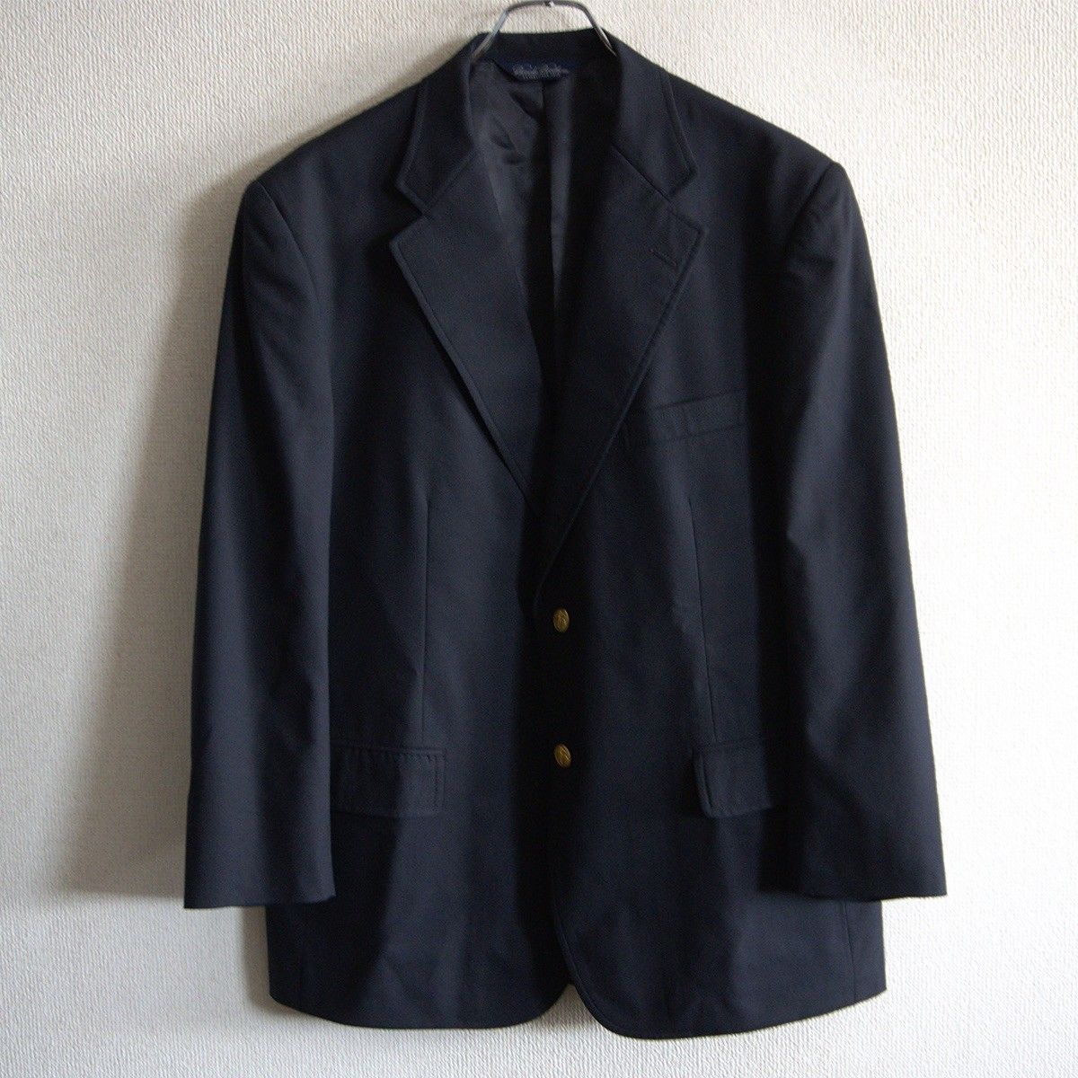 日本製 ブルックスブラザーズ 紺ブレ テーラードジャケット 金ボタン 40SHT 最高級品】BROOKS BROTHERS【テーラードジャケット /紺ブレ】40SHT 金