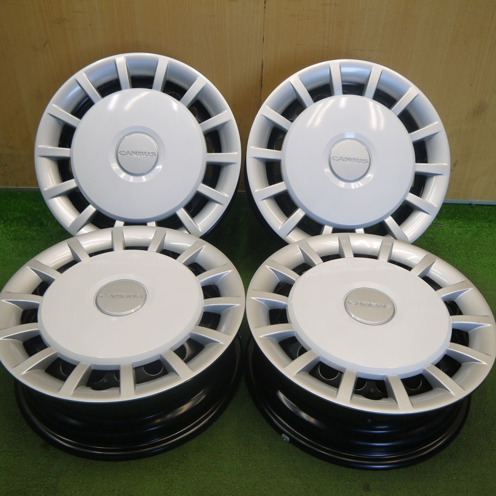 [送料無料] 新車外し★ダイハツ ムーヴ キャンバス 純正 スチール ホイール 14インチ 14×4.5J PCD100/4H★6071405Hホ 25,056円