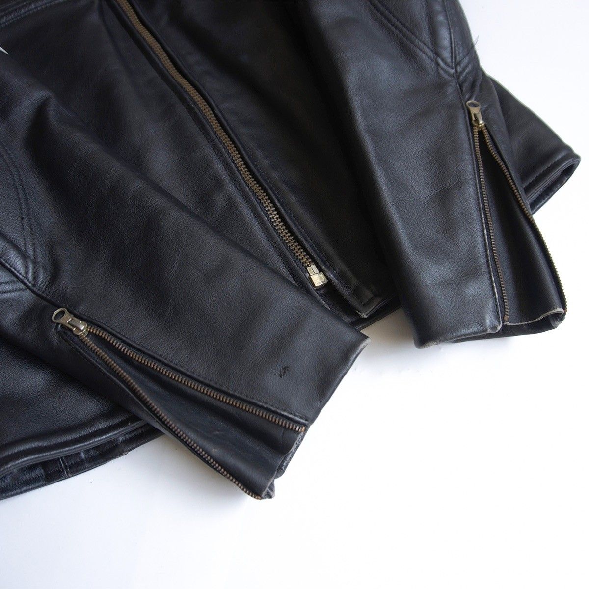 美品】 VANSON 【RJV シングル ライダース ジャケット】42 ブラック 