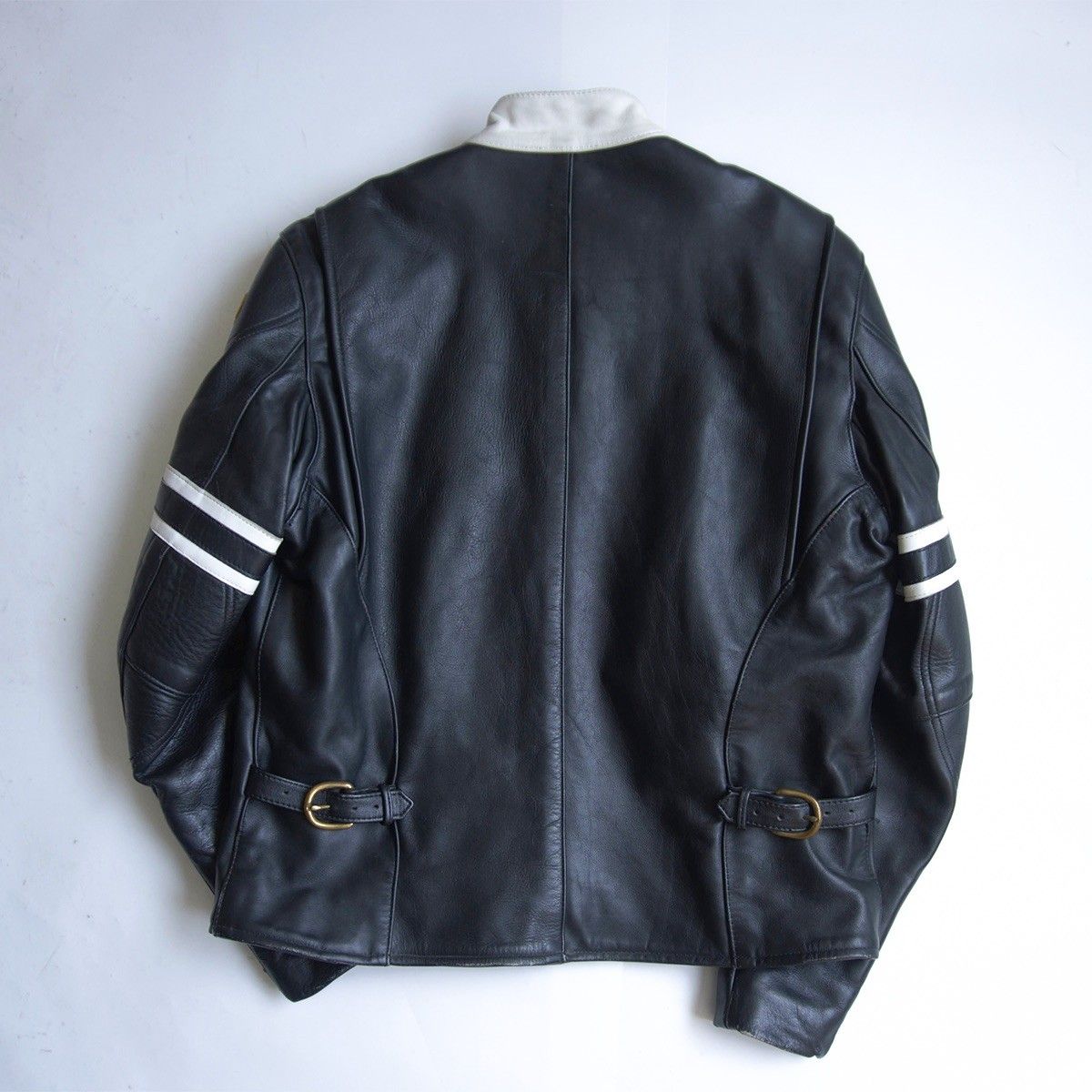 美品】 VANSON 【RJV シングル ライダース ジャケット】42 ブラック