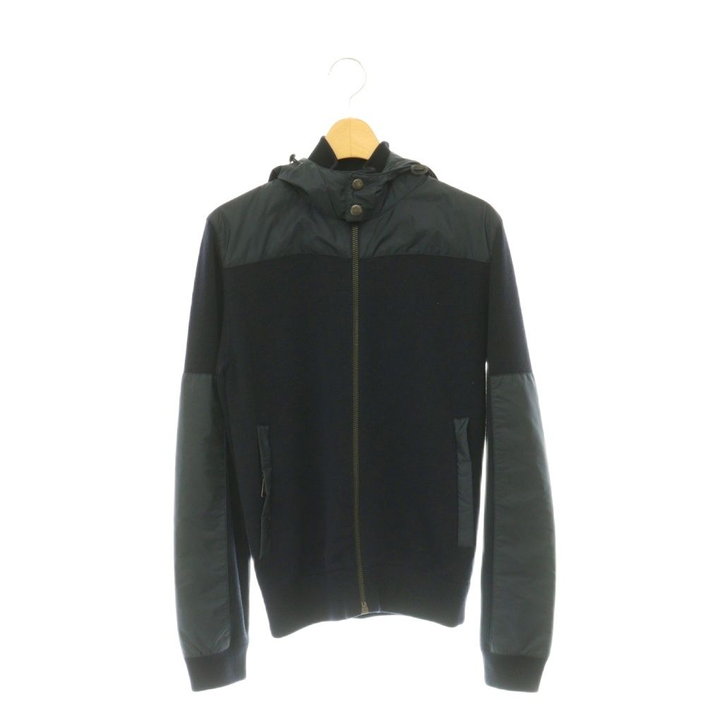 プラダ PRADA ナイロン ニット ジップアップパーカー ジャケット