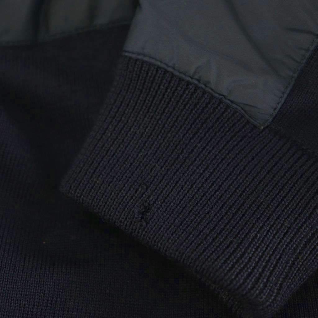 プラダ PRADA ナイロン ニット ジップアップパーカー ジャケット