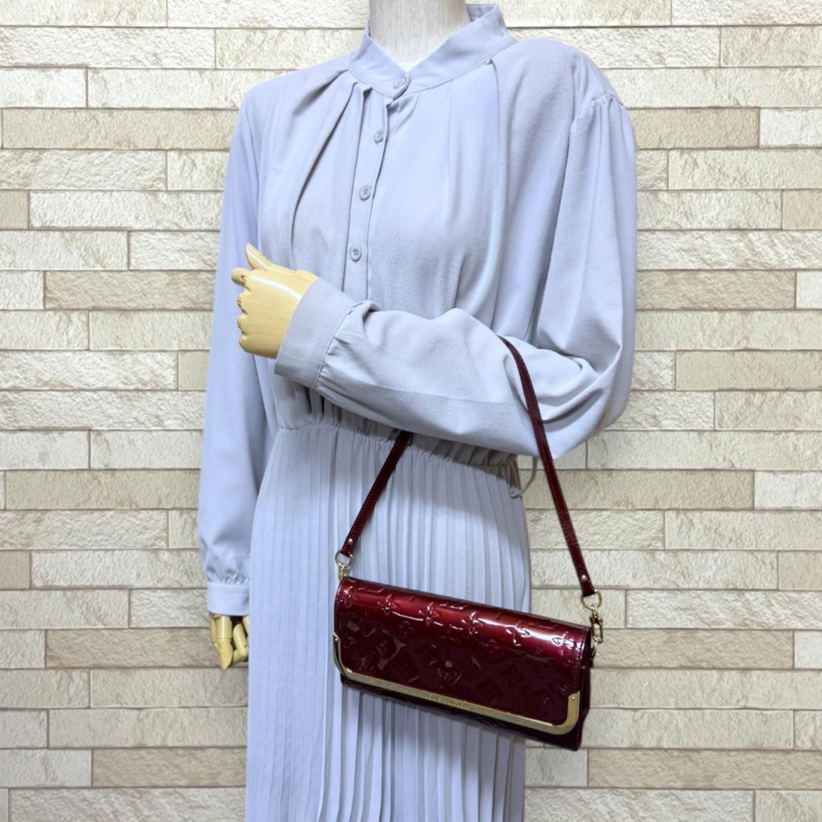 ルイヴィトン ロスモアMM LV ヴェルニ ショルダーバッグ モノグラム