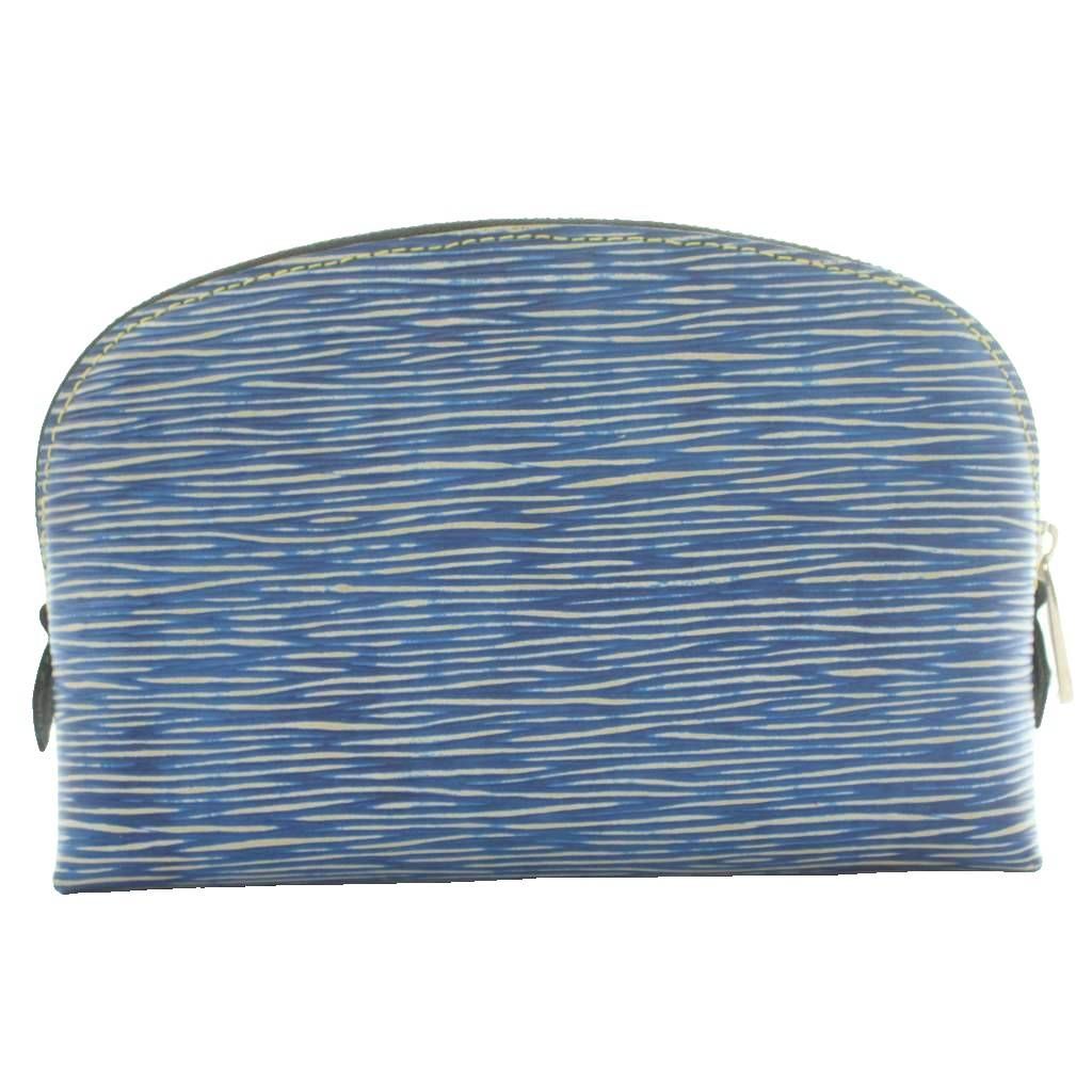 ルイヴィトン LOUIS VUITTON エピ・デニム レザー ポシェット コスメ