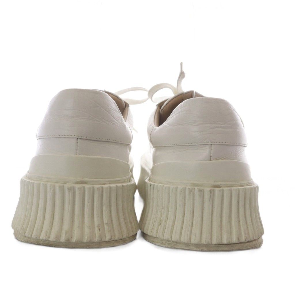 ジルサンダー JIL SANDER スニーカー プラットフォーム 厚底 レザー 41