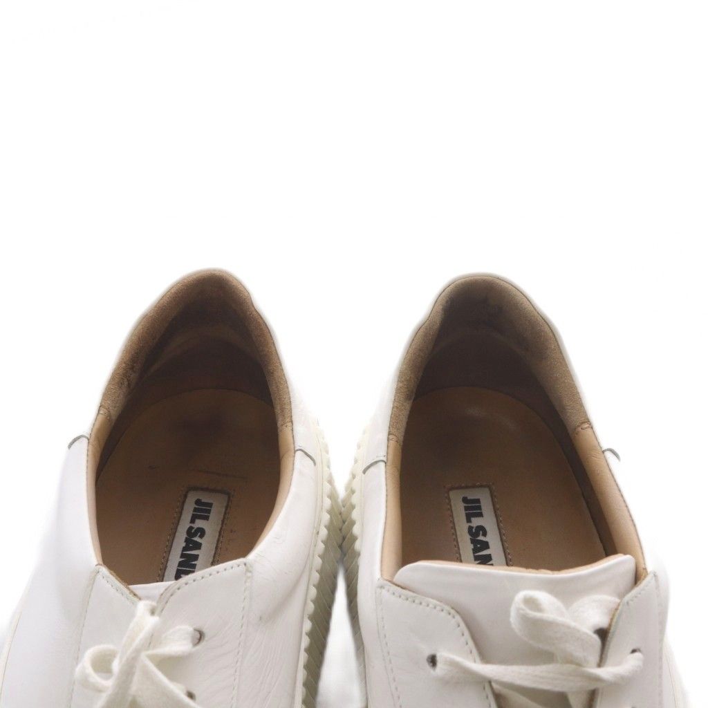 ジルサンダー JIL SANDER スニーカー プラットフォーム 厚底 レザー 41