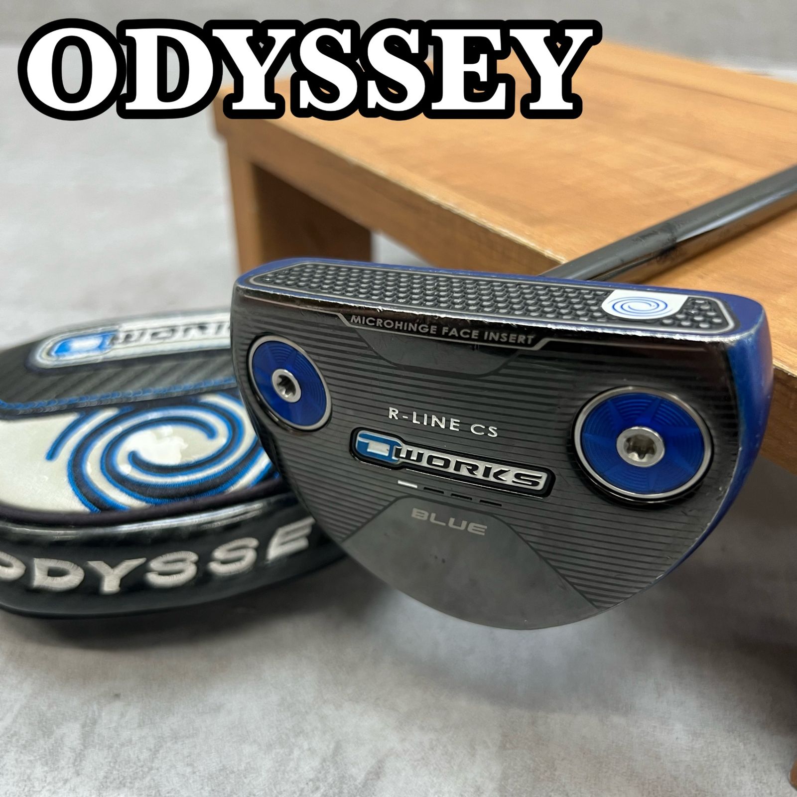 オデッセイ オーワークス Rライン CS ブルー メンズゴルフ パター