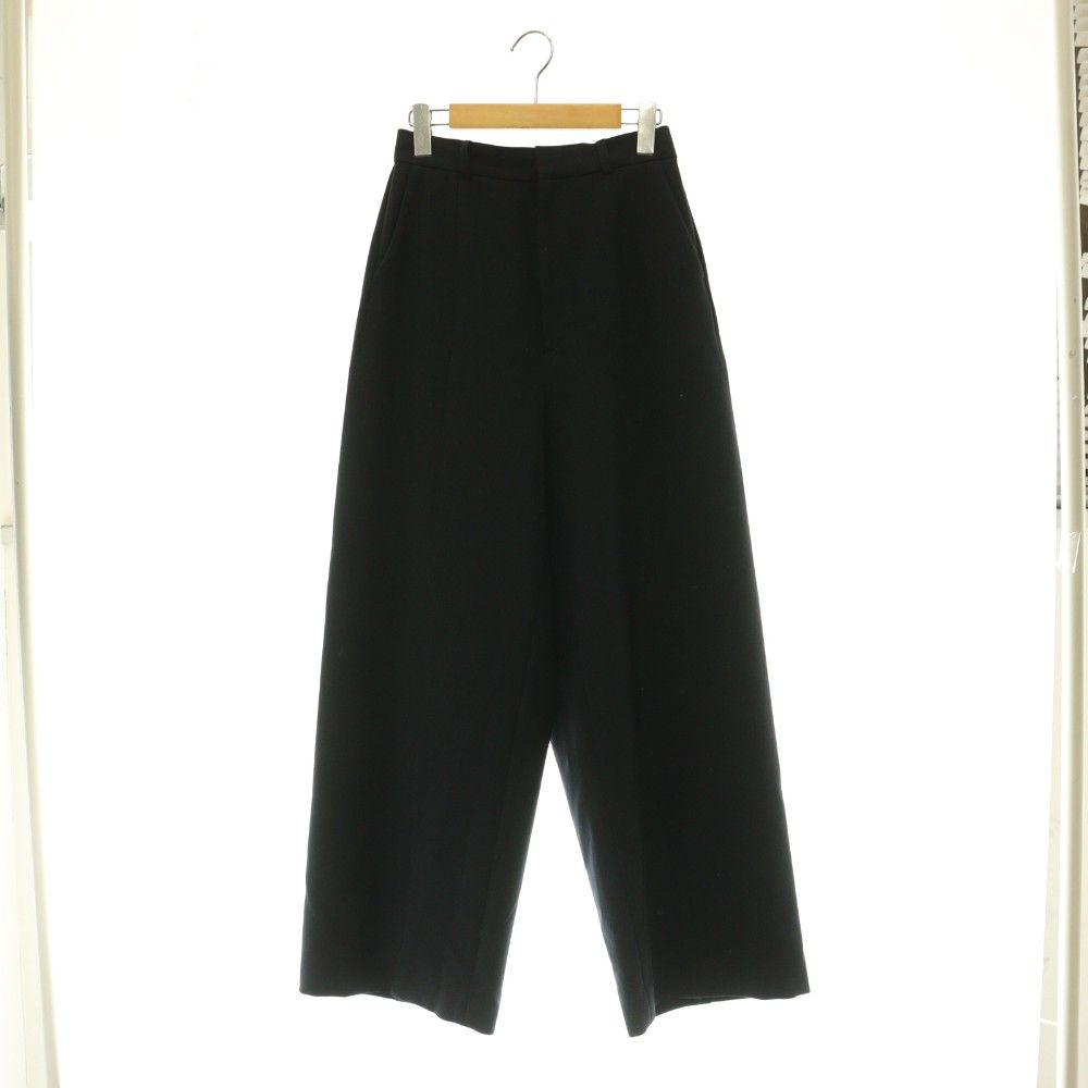 エブール ebure ジャージーワイドパンツ ハイウエスト ストレッチ 38 ネイビー /MY ■OS ■SH 7,623円