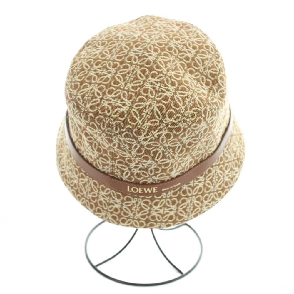 LOEWE バケットハット アナグラム ブラウン ロエベ LOEWE ANAGRAM BUCKET HAT 帽子 バケットハット アナグラム