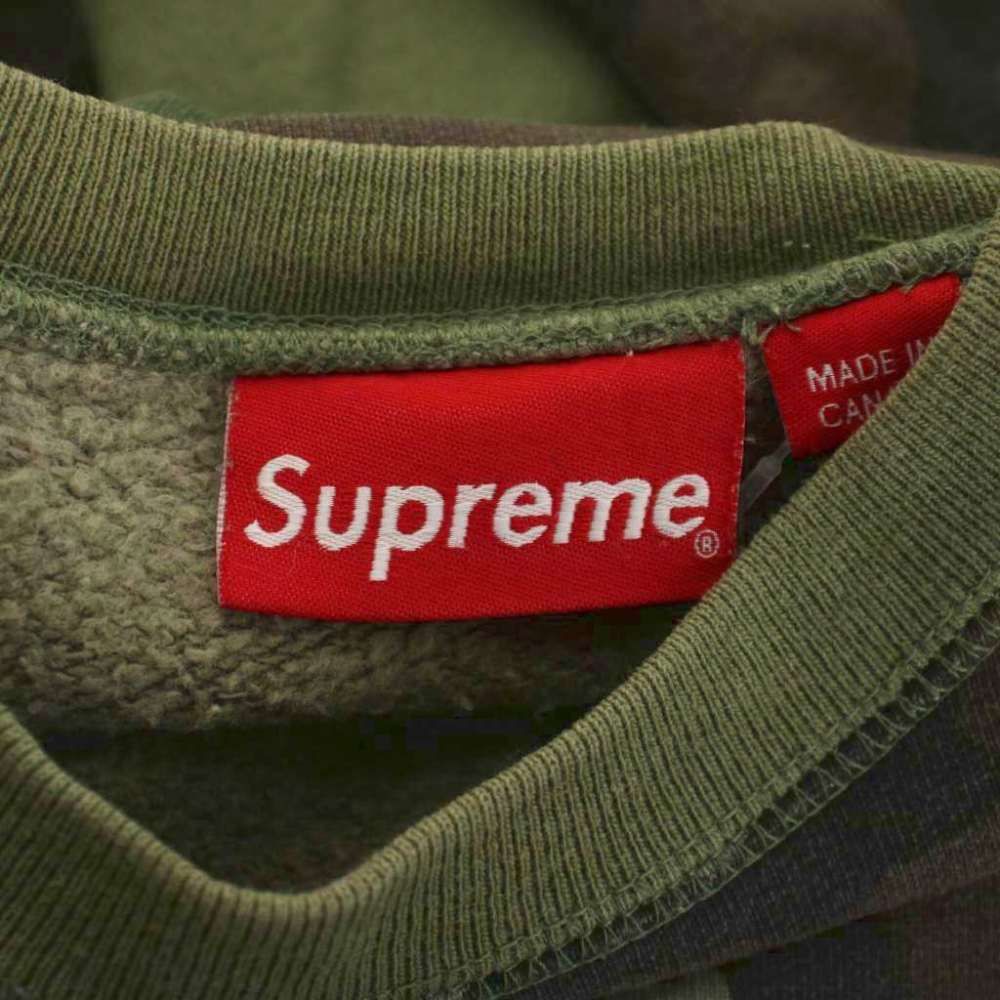 シュプリーム SUPREME 15AW BOX LOGO Crewneck CAMO ボックスロゴ