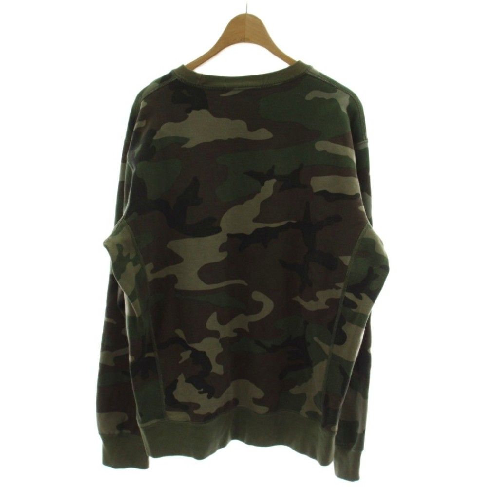 シュプリーム SUPREME 15AW BOX LOGO Crewneck CAMO ボックスロゴ