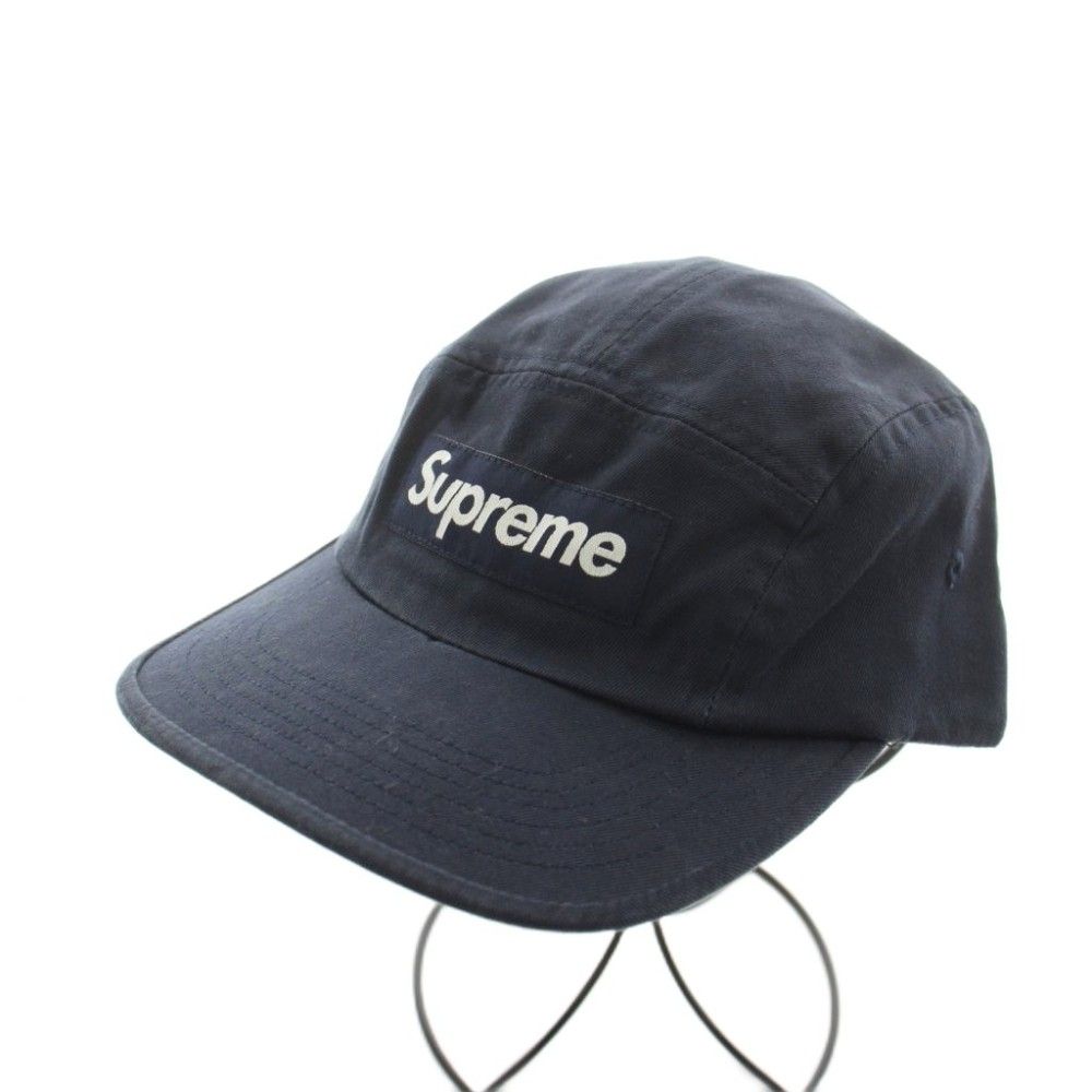 シュプリーム SUPREME 24AW Camp Cap キャップ 帽子 ロゴ 紺 ネイビー /AN44