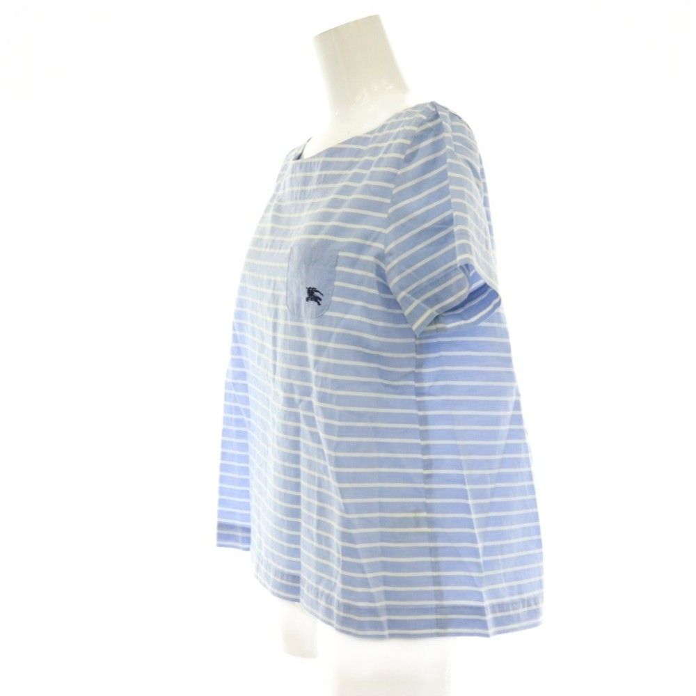 バーバリーブルーレーベル BURBERRY BLUE LABEL バックリボン ボーダー