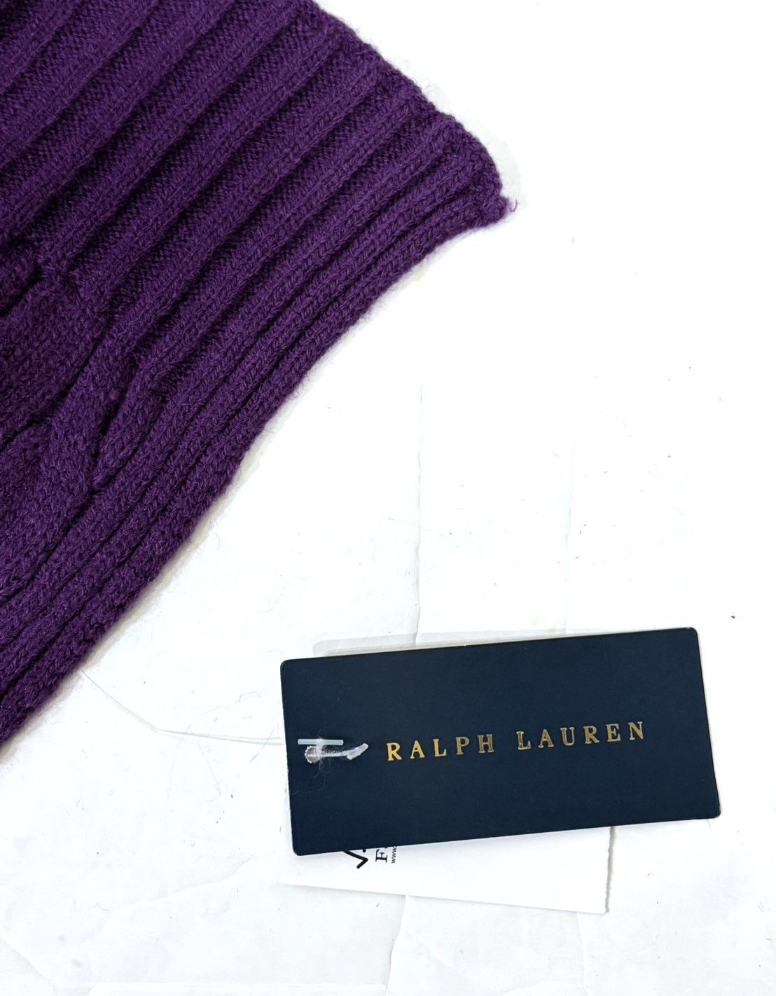RALPH LAUREN｜ラルフローレン ポニー刺繍 ケーブル編み ハーフ