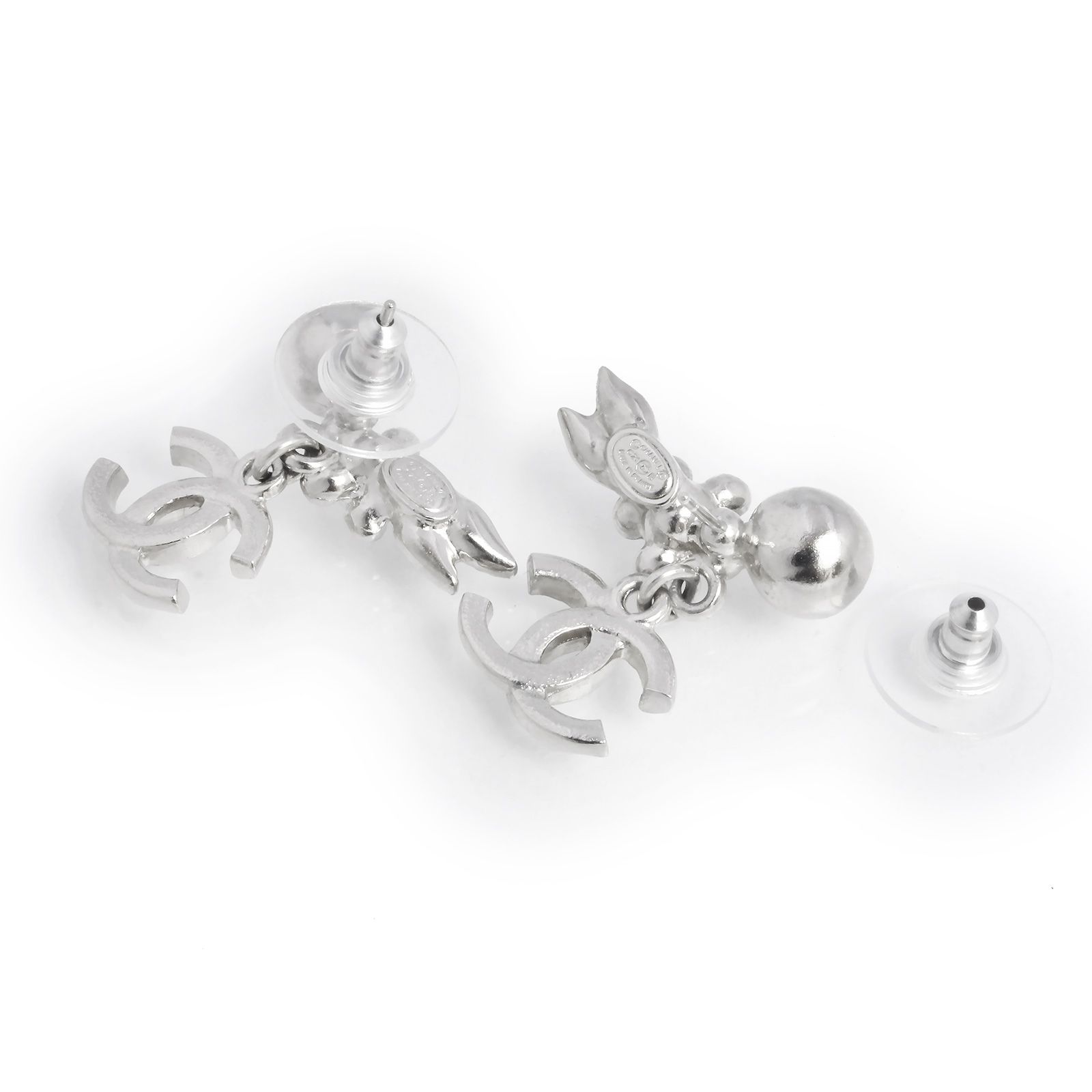 シャネル AB6929 ココマーク ラインストーン パール フラワー 花