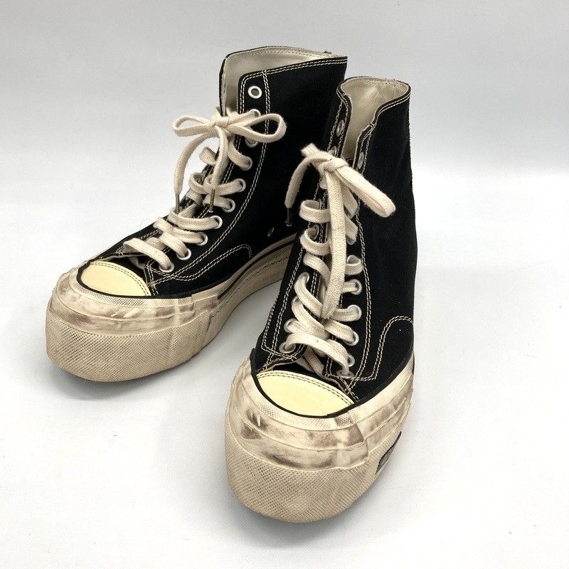 visvim ビズビム スニーカー SKAGWAY ハイカット 厚底 エイジング加工