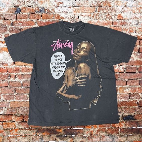 STUSSY ステューシー × SADE シャーデー コラボTシャツ 黒 XL 両面