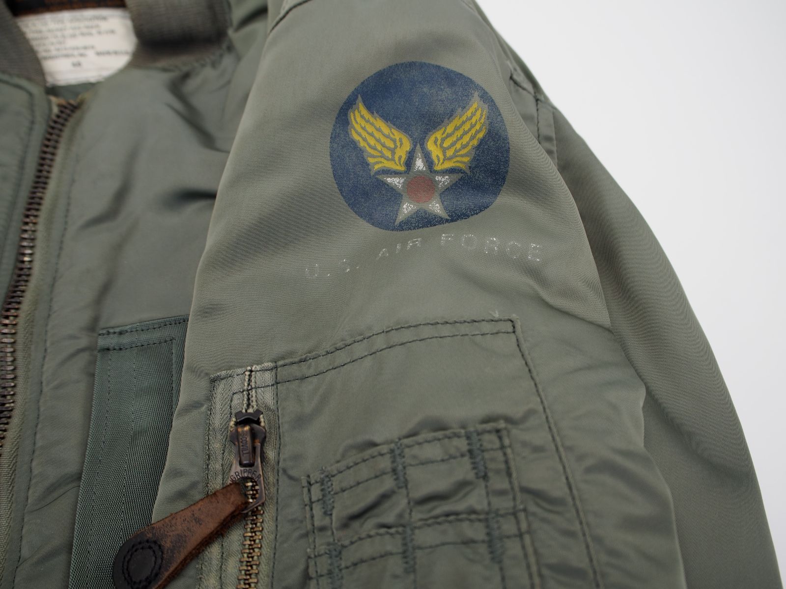 ALPHA INDUSTRIES B-15D MOD フライトジャケット USA製 サイズ40 説明