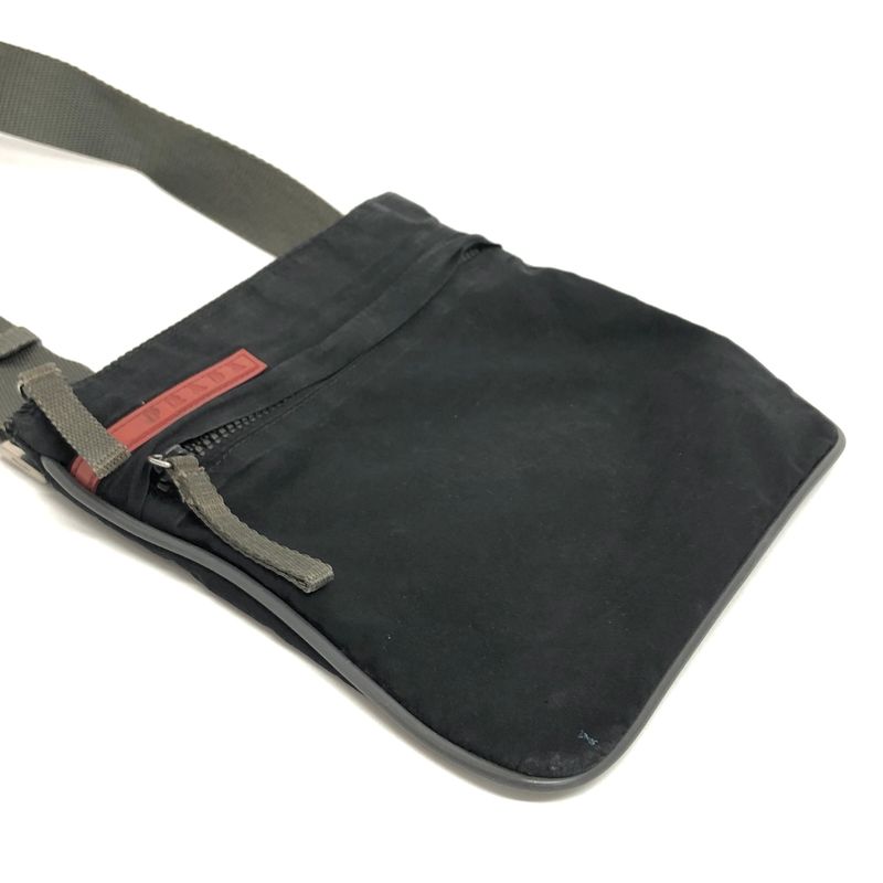 【美品】プラダスポーツ　PRADA SPORTメッシュ　ショルダー　サコッシュ 現状渡し品】 PRADA SPORTS プラダスポーツ SHOULDER BAG ショルダー