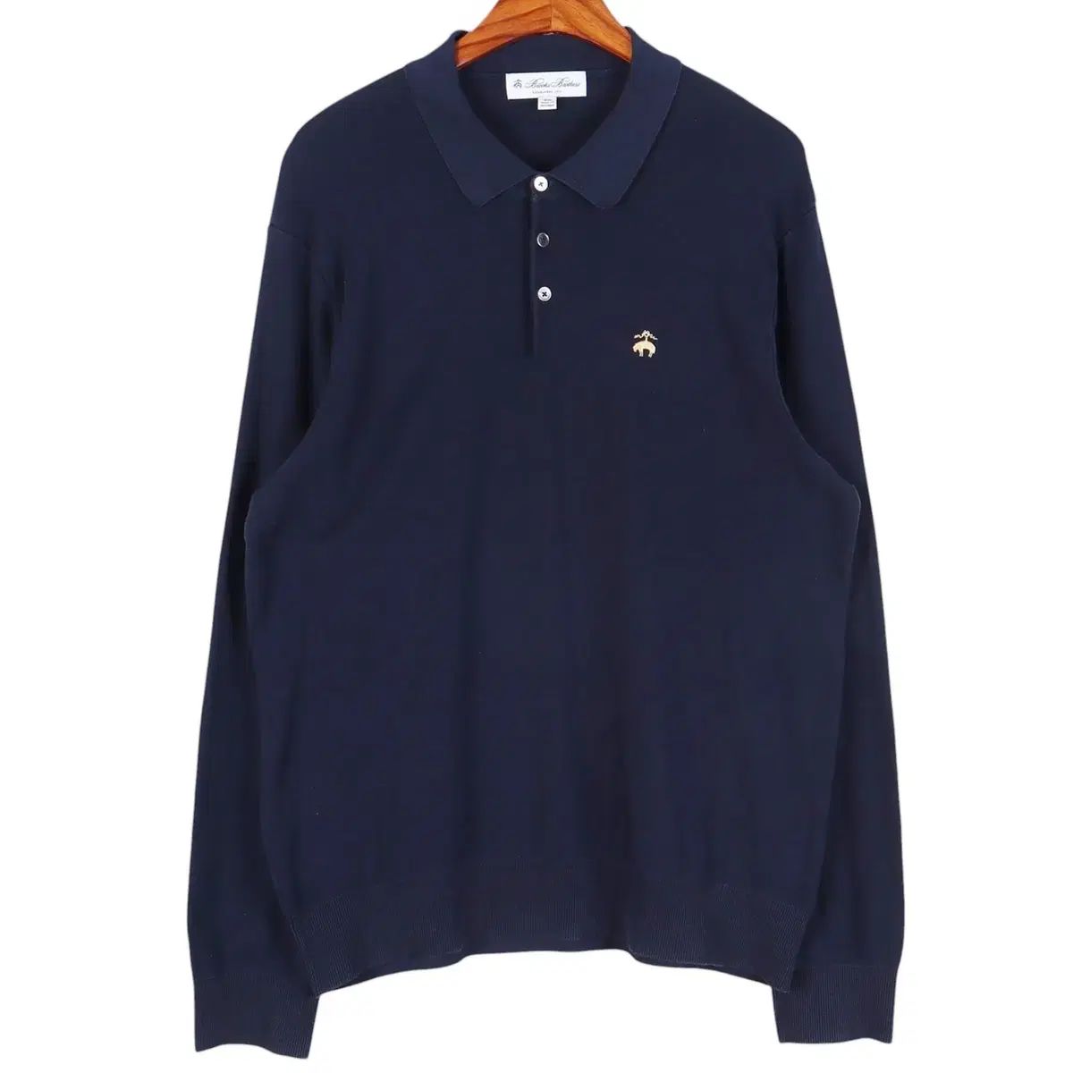 ブルックス・ブラザーズ ネイビーニット 2XL / k5700