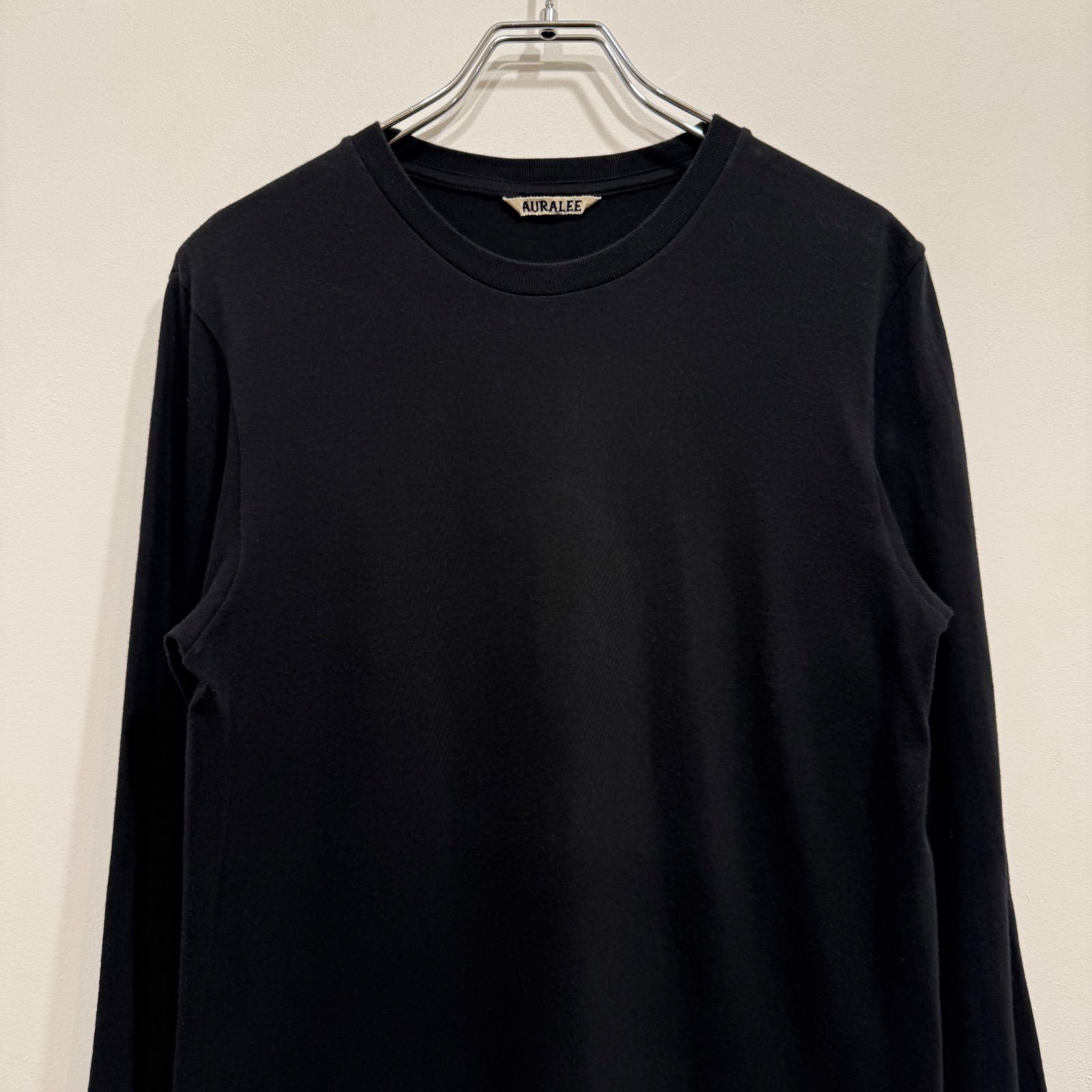 AURALEE オーラリー SEAMLESS L/S TEE シームレス ロングスリーブ T