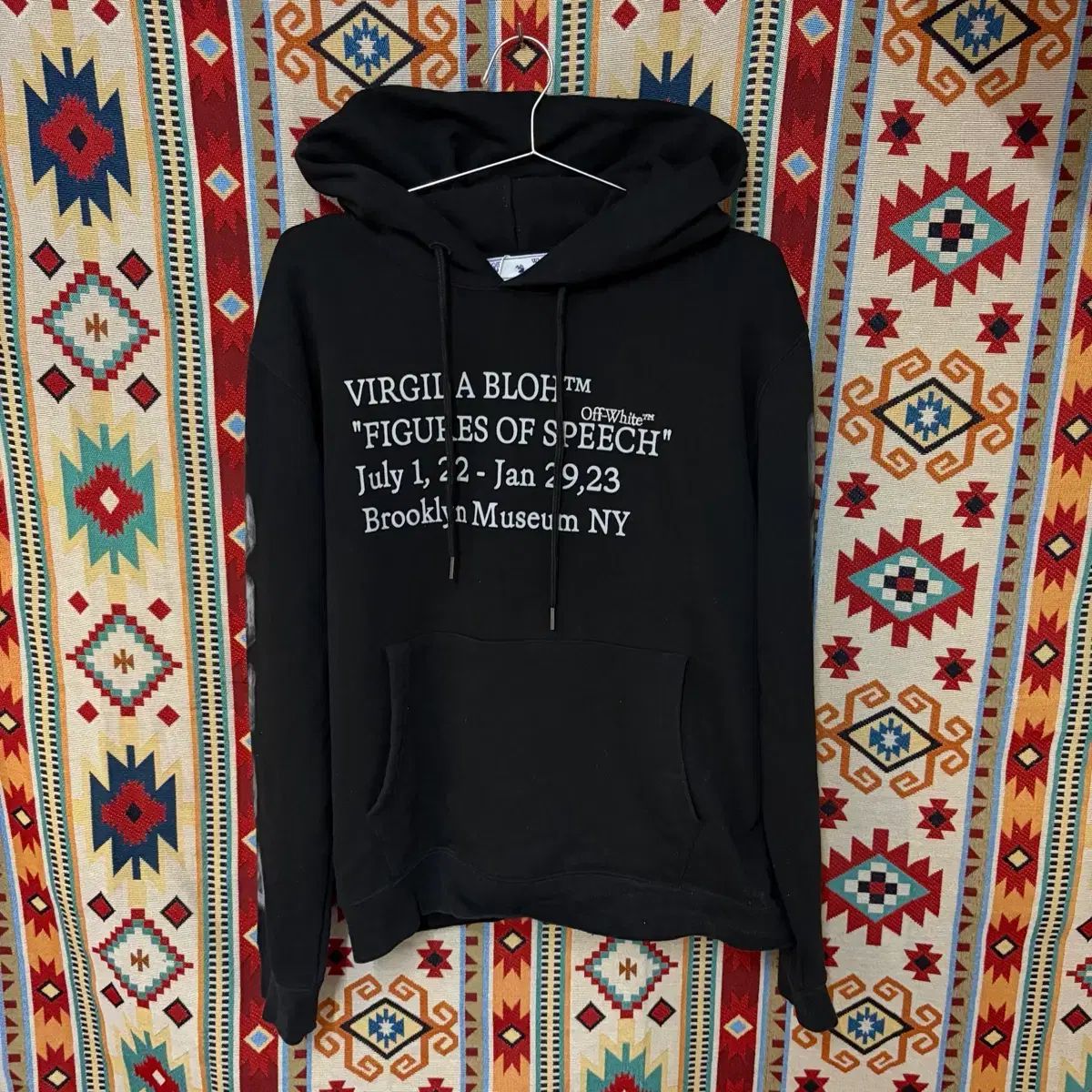 オフホワイト ルイヴィトン ヴァージル スプリット アロー フードTシャツ S