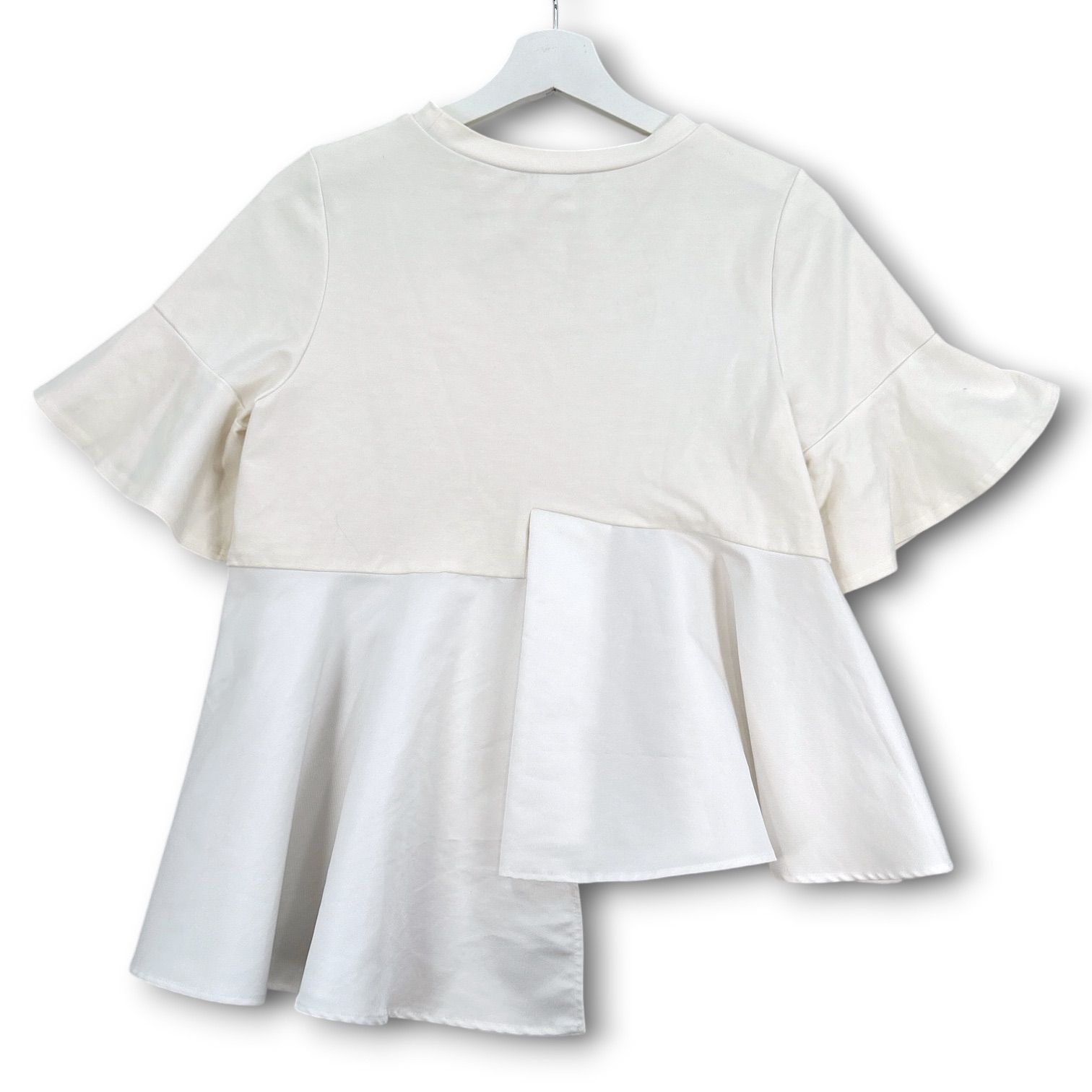 Maison de Dolce. メゾンドドルチェ アシンメトリーTシャツ 半袖 