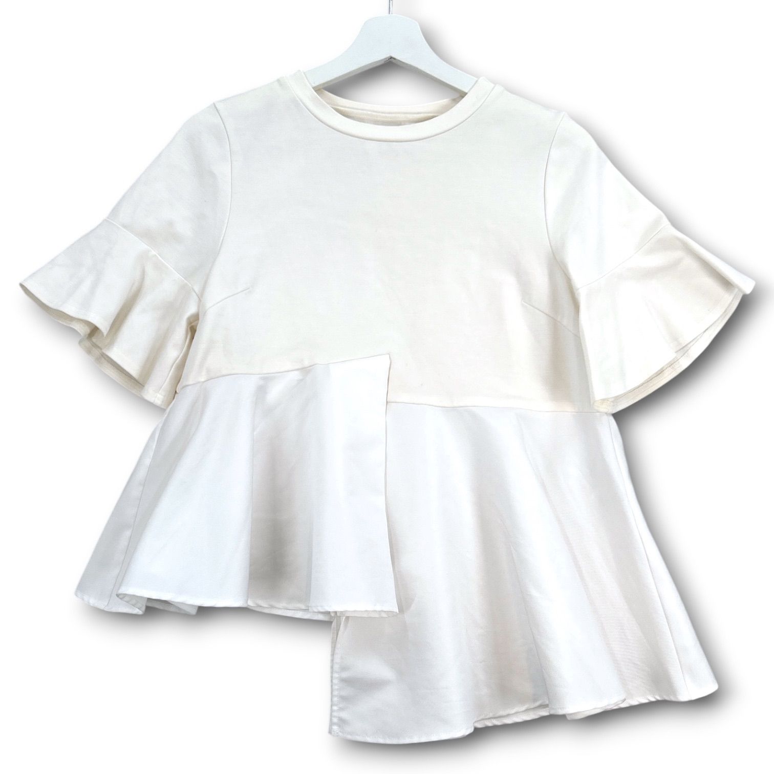Maison de Dolce. メゾンドドルチェ アシンメトリーTシャツ Maison de Dolce. メゾンドドルチェ アシンメトリーTシャツ 半袖
