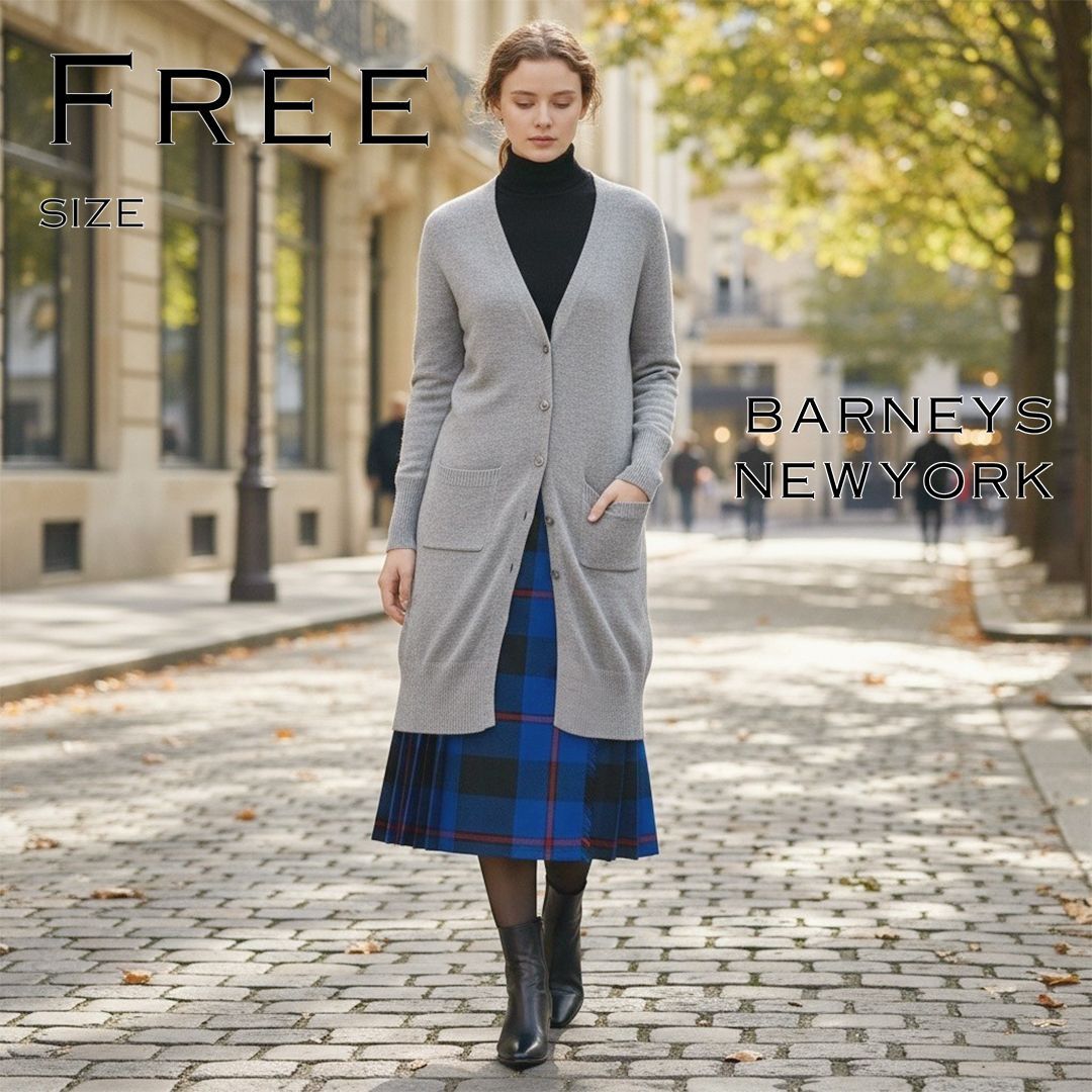 美品】BARNEYS NEWYORKバーニーズニューヨーク カシミヤブレンド