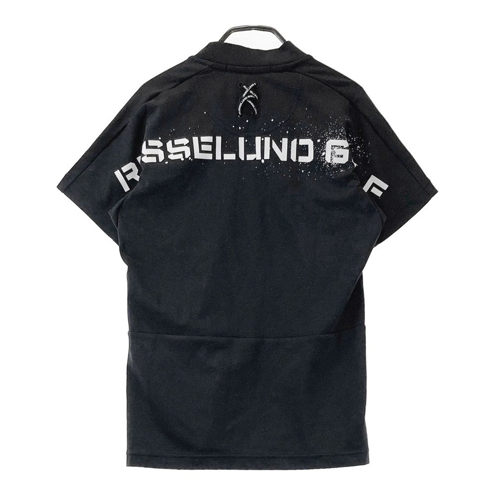 サイズ：2 RUSSELUNO ラッセルノ ルチャ モックネック半袖Tシャツ