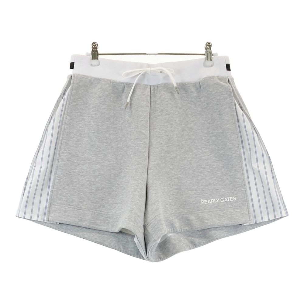 サイズ：1 PEARLY GATES パーリーゲイツ 2025年モデル ; ショートパンツ グレー系 [240101740219] ゴルフウェア レディース ストスト