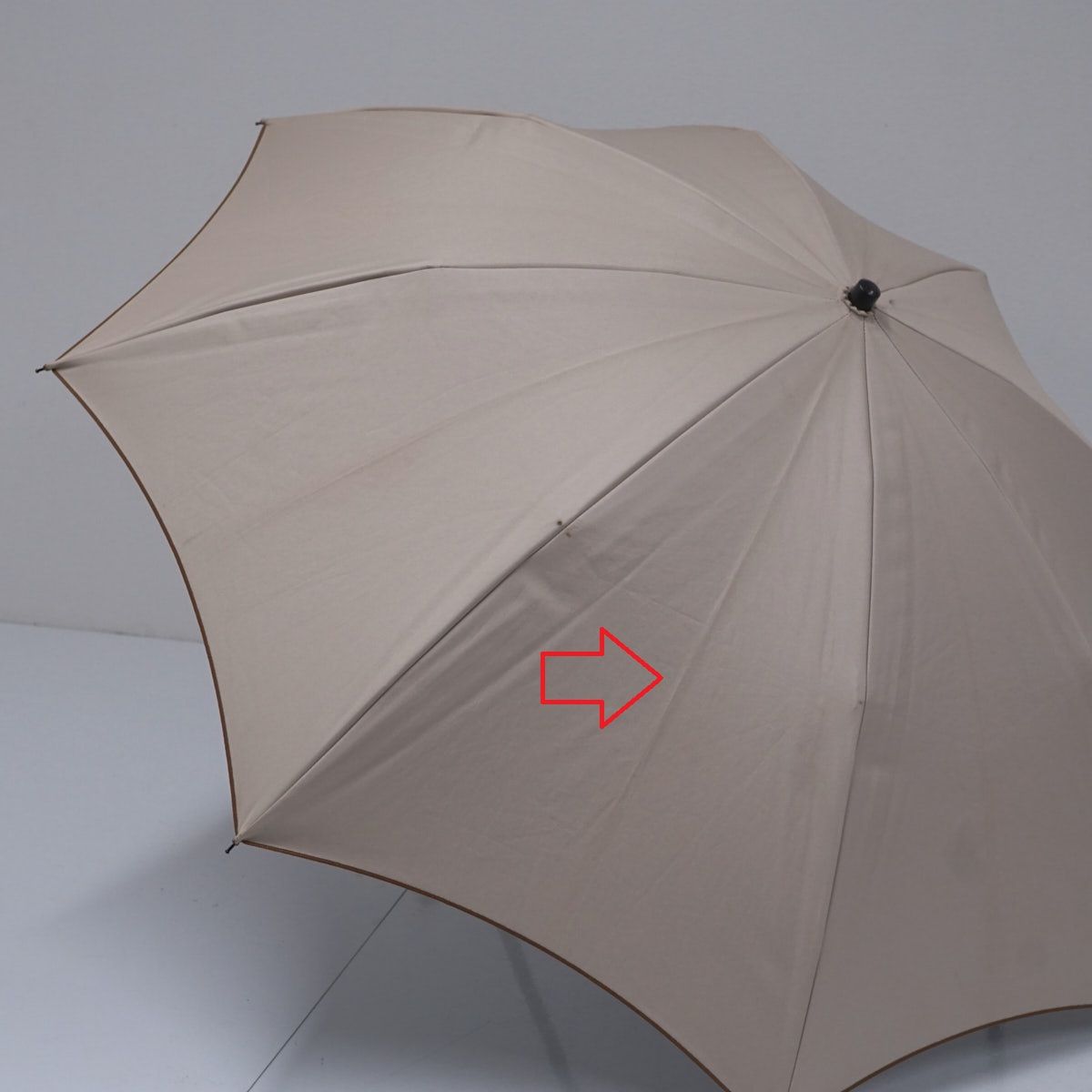 折りたたみ日傘 芦屋ロサブラン 完全遮光折日傘 USED品 2段折 プレーン