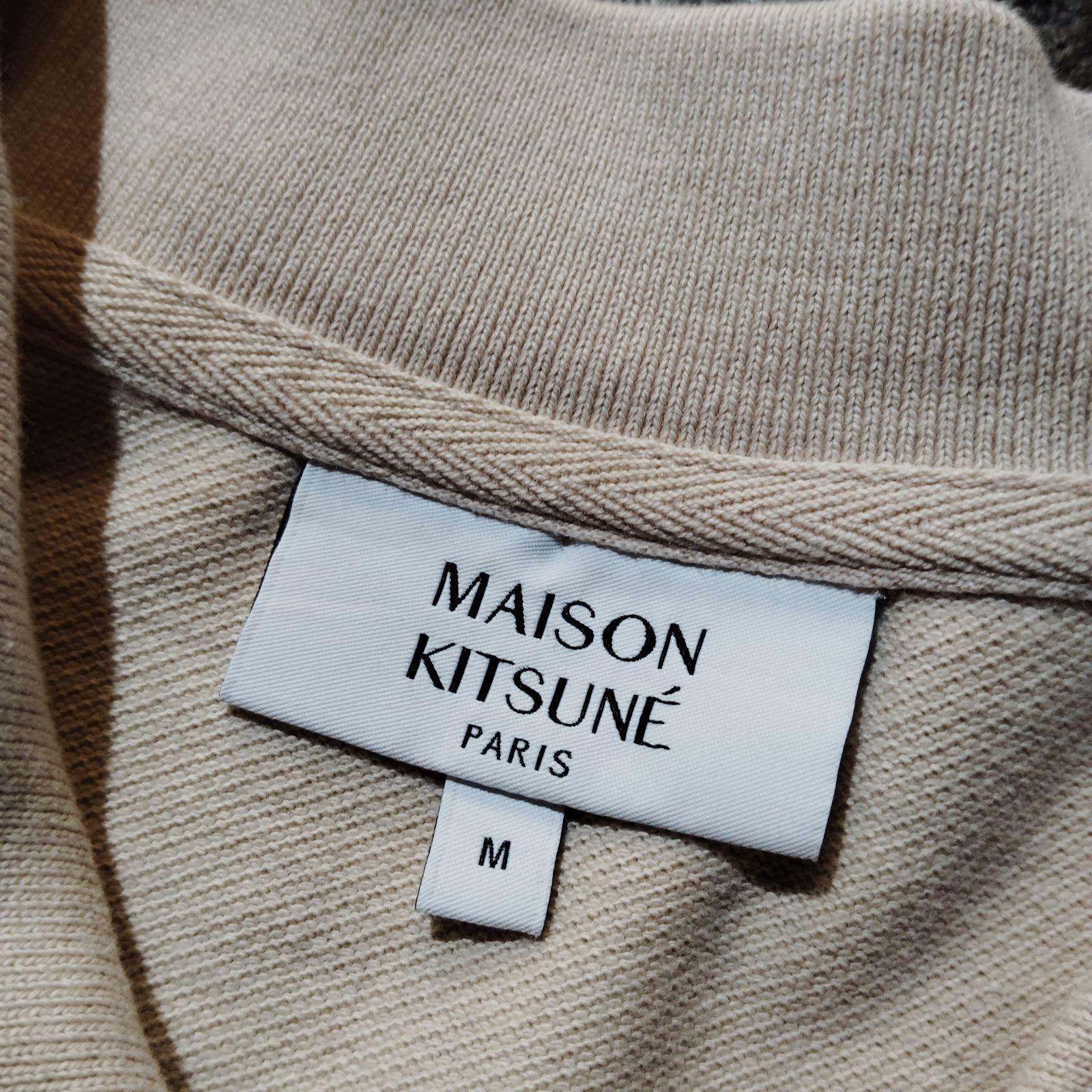 MAISON KITSUNE BOLD FOX HEAD PATCH COMFORT POLO Mauve M メゾン