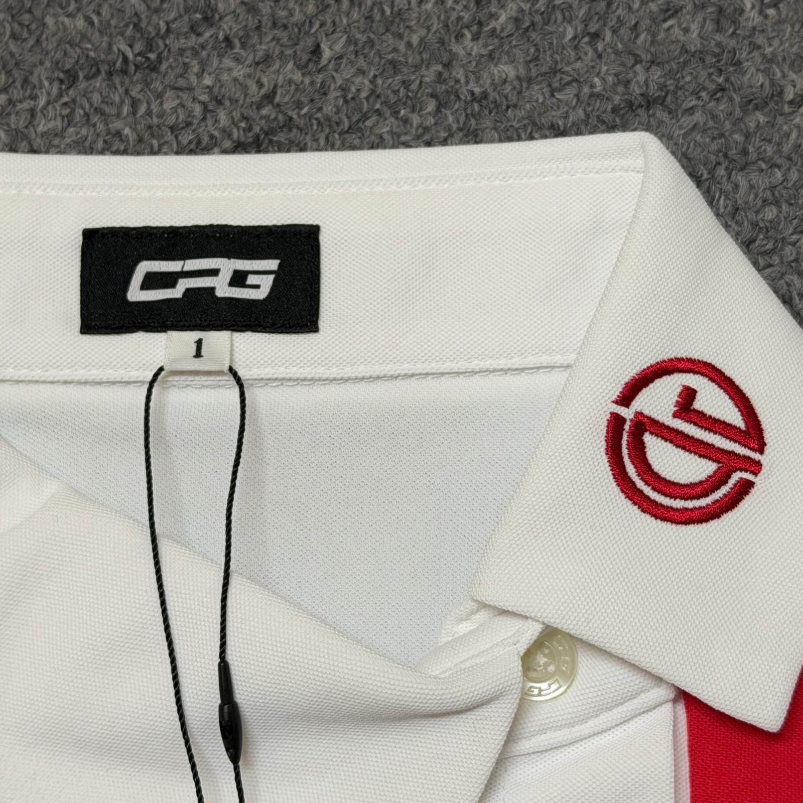 参考上代19800円 未使用 CPG GOLF バイカラーノースリーブシャツ