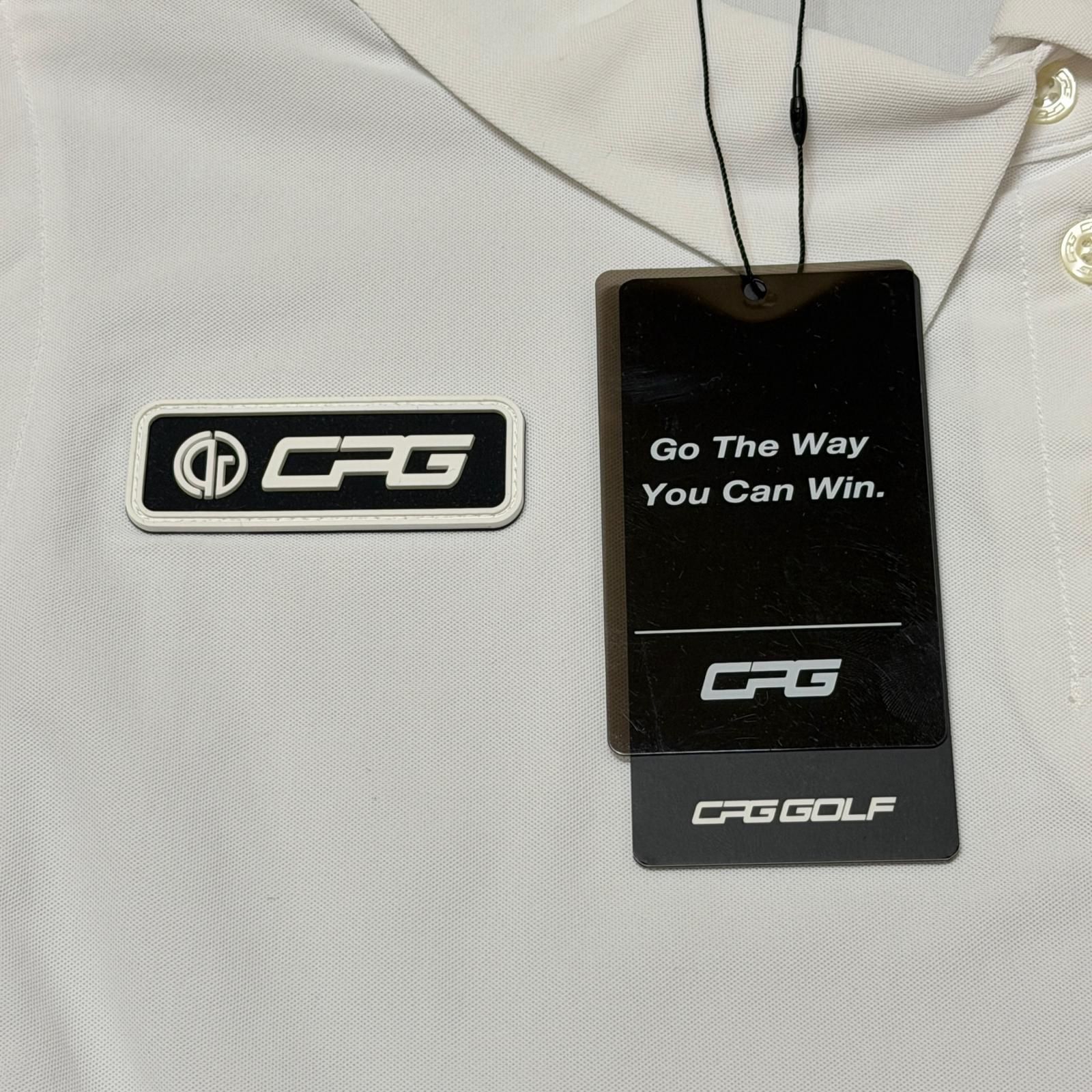 参考上代19800円 未使用 CPG GOLF バイカラーノースリーブシャツ