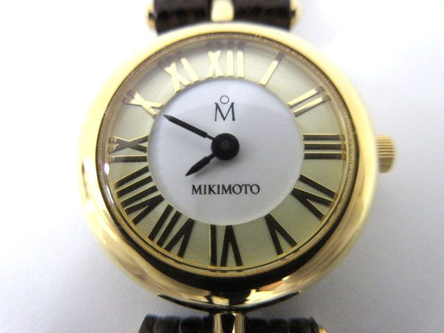 ミキモト MIKIMOTO クオーツ腕時計 NNS-8025F ゴールドカラー ジャンク