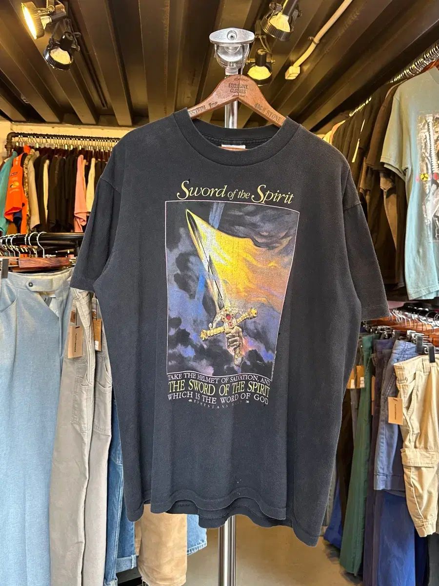 105 90s Sword of the Spirit フェイド 1991 プリンティング Tシャツ