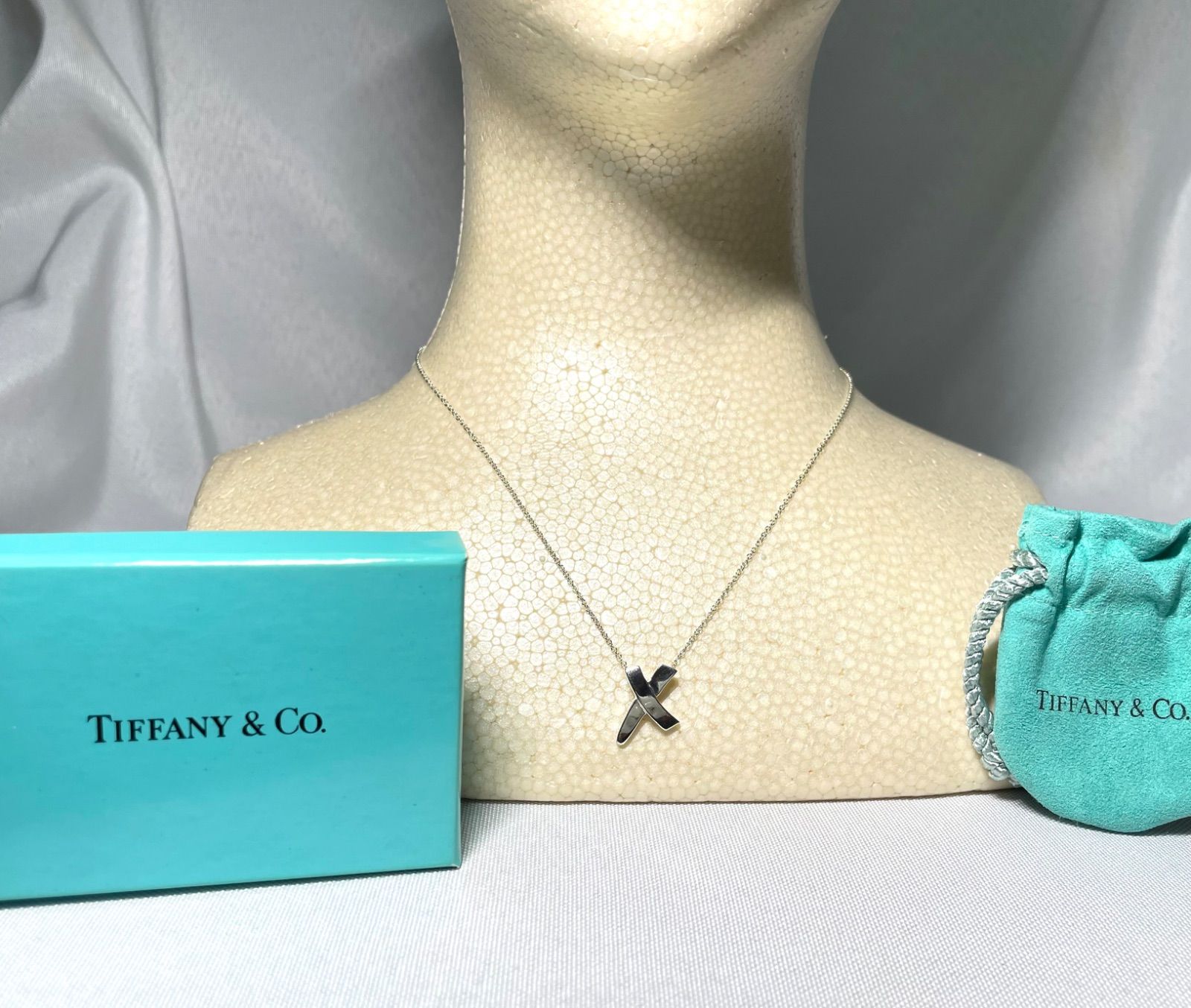 美品 Tiffany ティファニー パロマピカソ キスライン クロス
