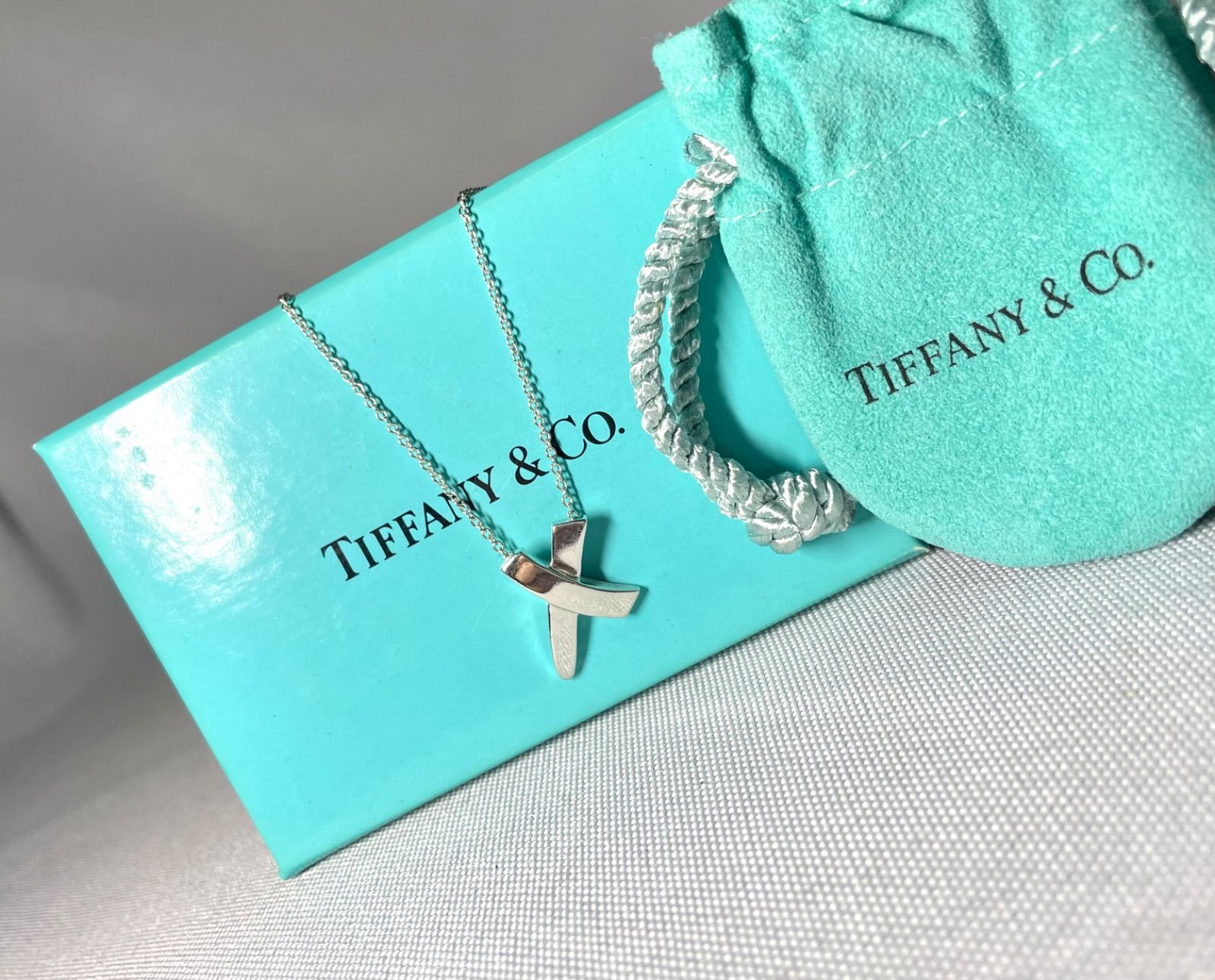 美品 Tiffany ティファニー パロマピカソ キスライン クロス