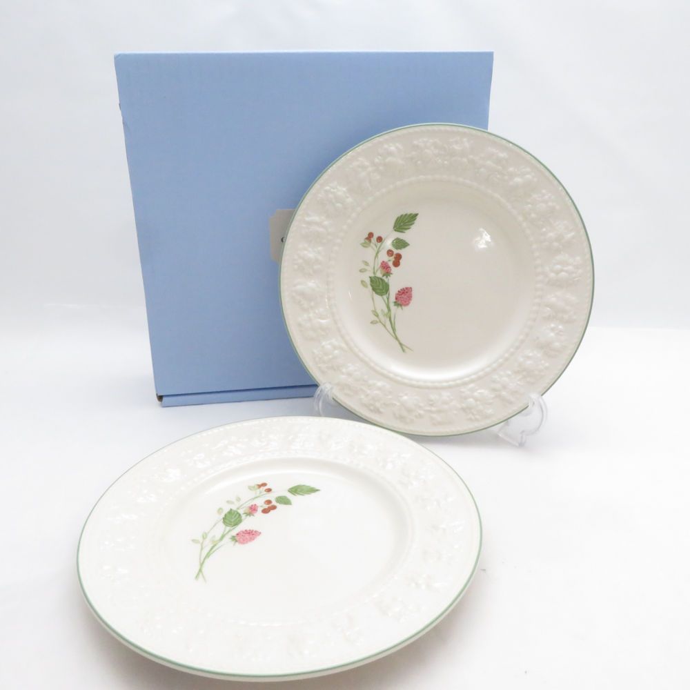 未使用 WEDGWOOD ウェッジウッド フェスティビティ ラズベリー 中皿 2