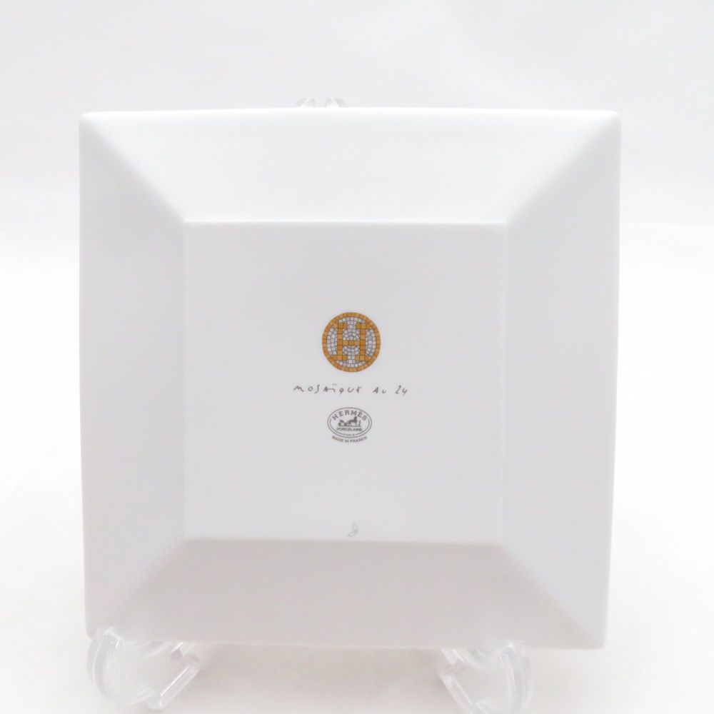 未使用 HERMES エルメス モザイク 24 No2 プチカレ 11cmプレート 小皿