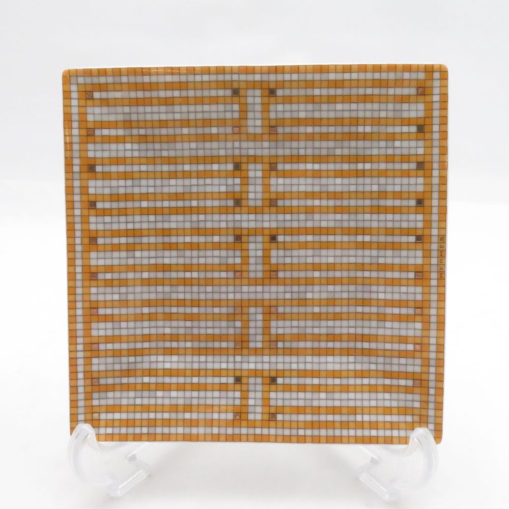 未使用 HERMES エルメス モザイク 24 No2 プチカレ 11cmプレート 小皿