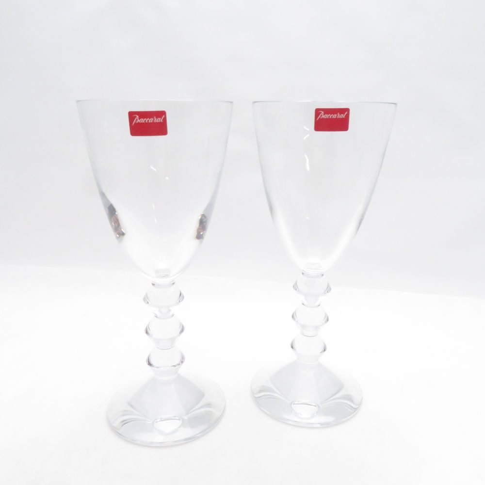 未使用 Baccarat バカラ ベガ ワイングラス 2客 ペア 高さ18cm SM5662V2