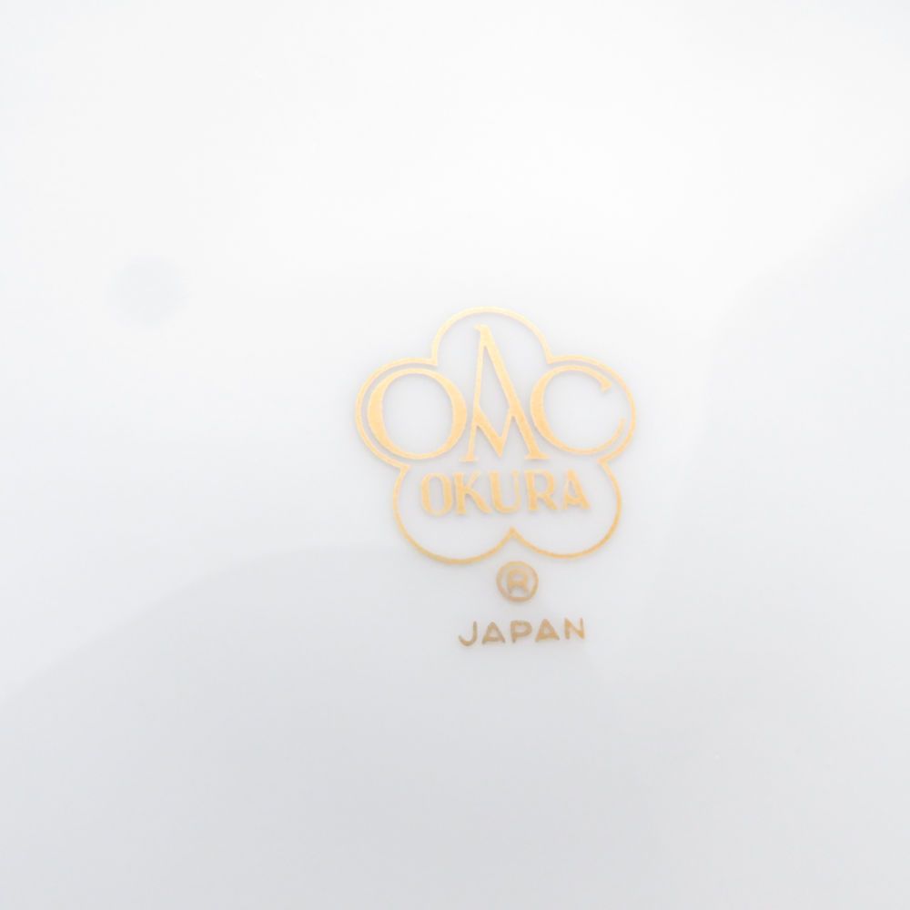 大倉陶園金蝕バラの花瓶フラワーベース　28cm 未使用品　美品 美品 OKURA 大倉陶園 金蝕バラ 花瓶 花生 花器 28cm フラワーベース