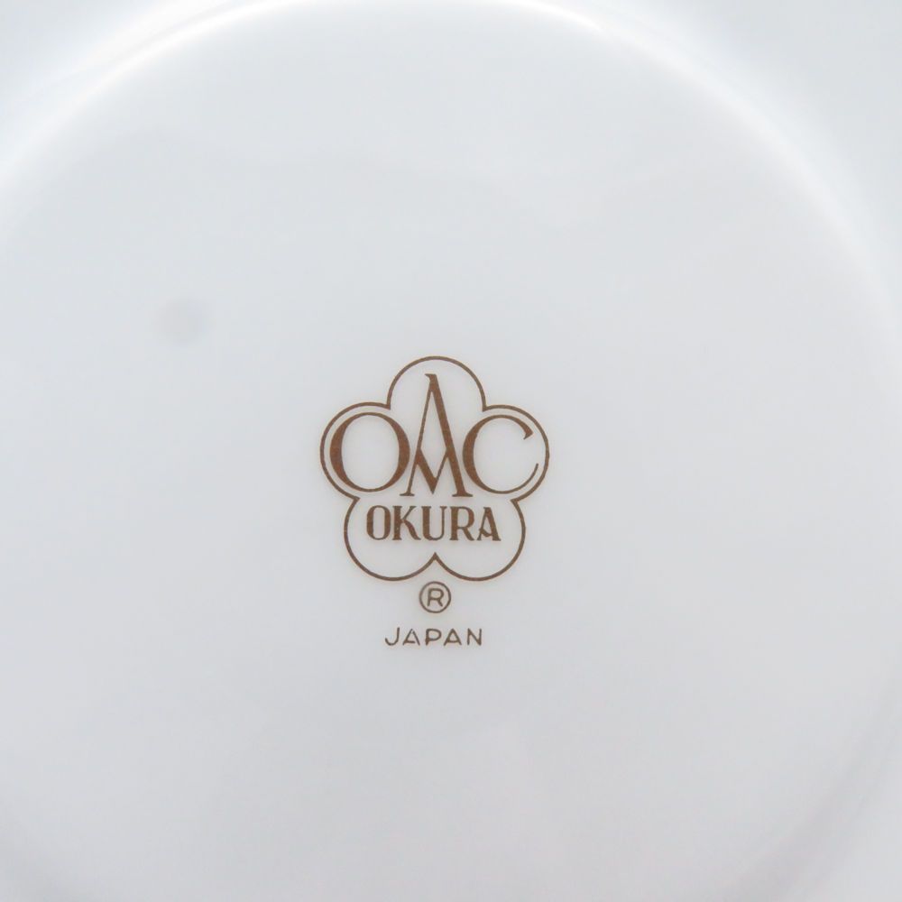 美品 OKURA 大倉陶園 金蝕バラ カップ＆ソーサー 薔薇 金彩 ティー