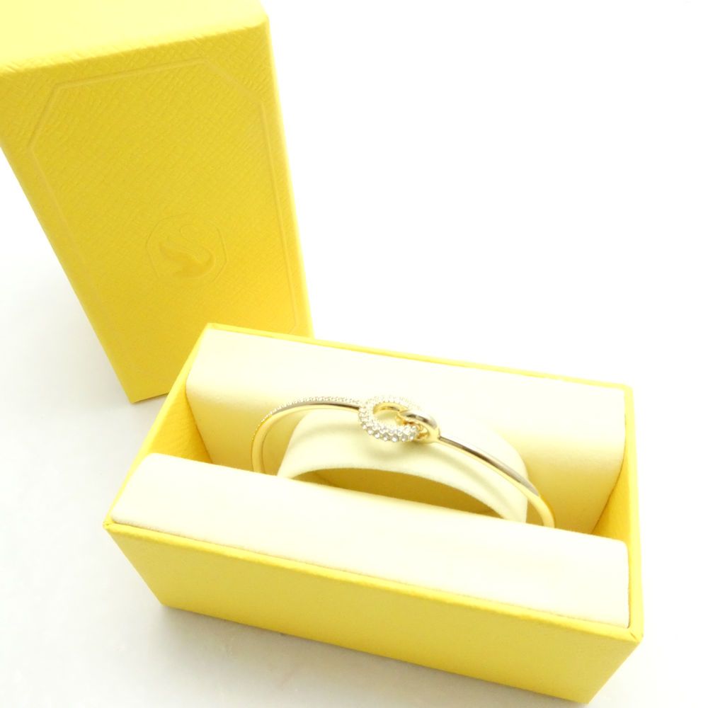 美品 SWAROVSKI スワロフスキー 5743568 Dextera バングル ブレスレット ビジュー アクセサリー レディース AO4478