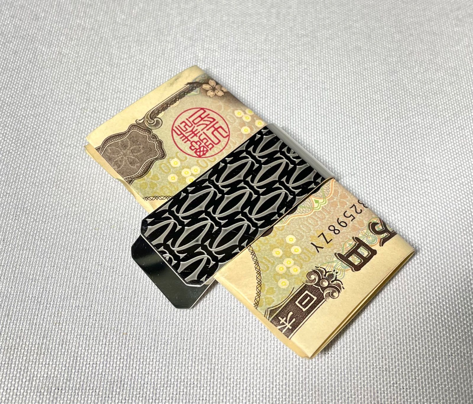 美品 Cartier C ドゥ カルティエ デコール マルチロゴマネークリップ