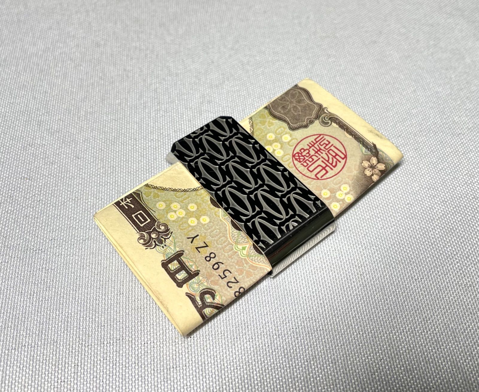美品 Cartier C ドゥ カルティエ デコール マルチロゴマネークリップ