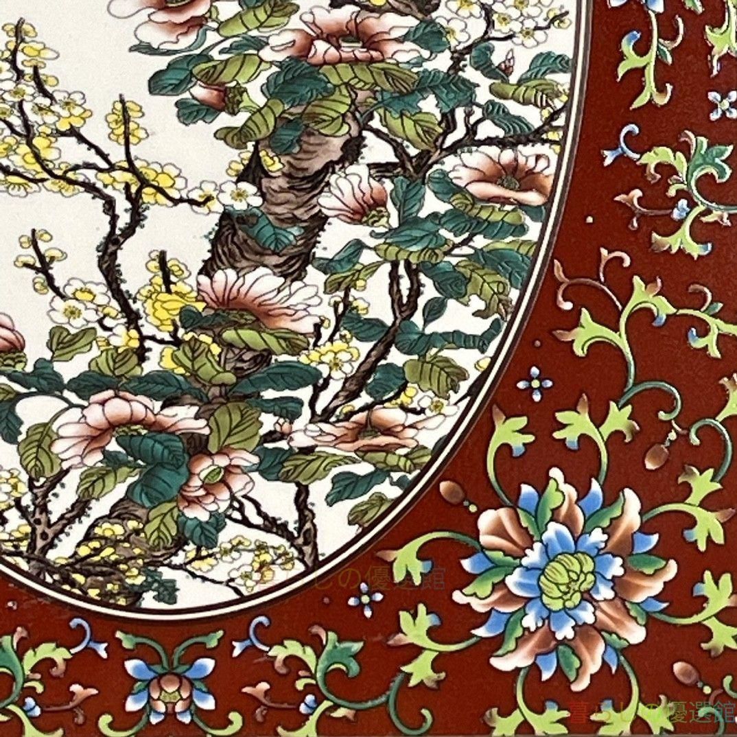 上品】花鳥図 掛屏 陶板画 置物 工芸品 インテリア zw427 - メルカリ